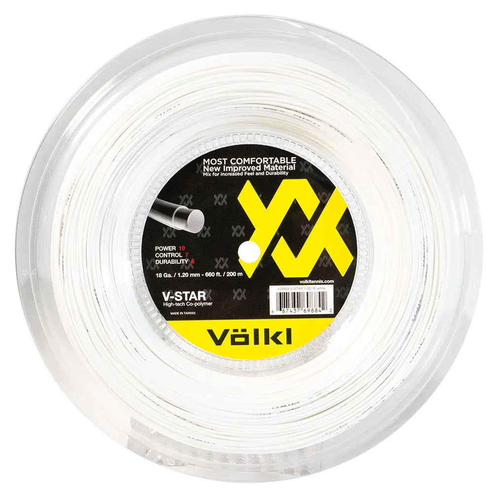 V-Star Tennis String Reel White