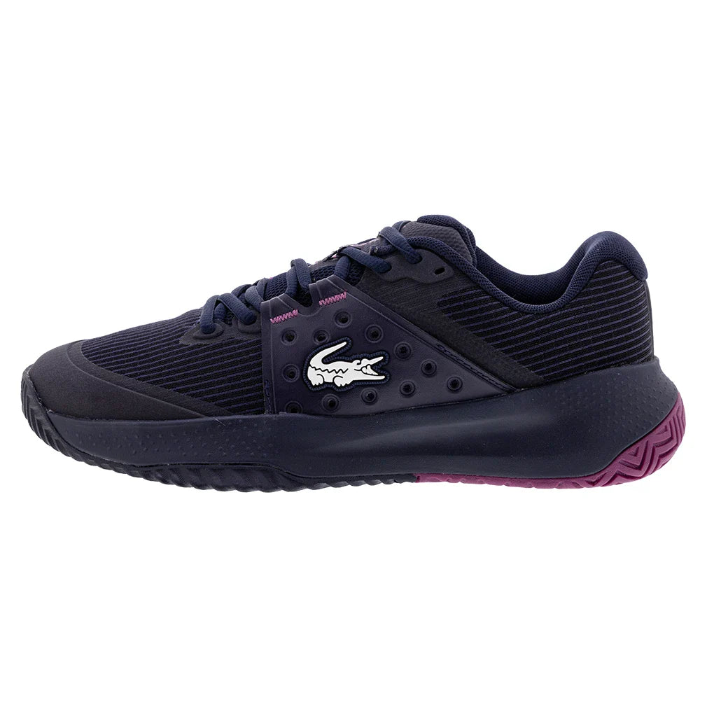 Women's Power Serve Tennis Shoes Navy and Pink