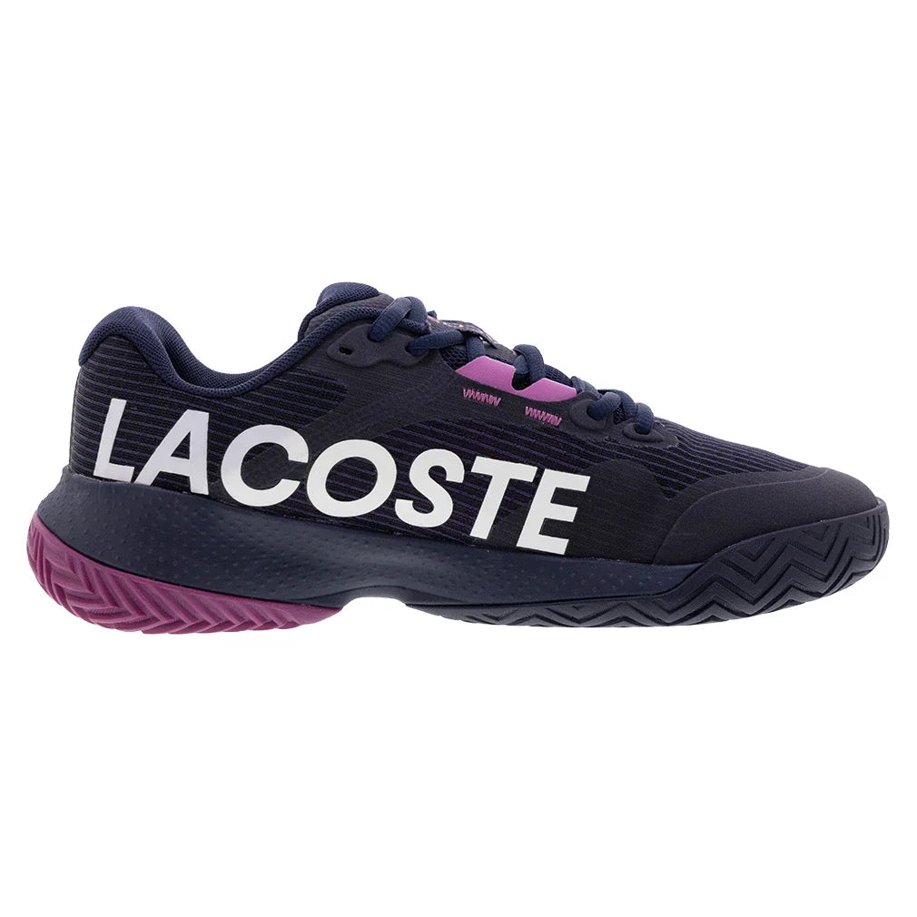 Women's Power Serve Tennis Shoes Navy and Pink