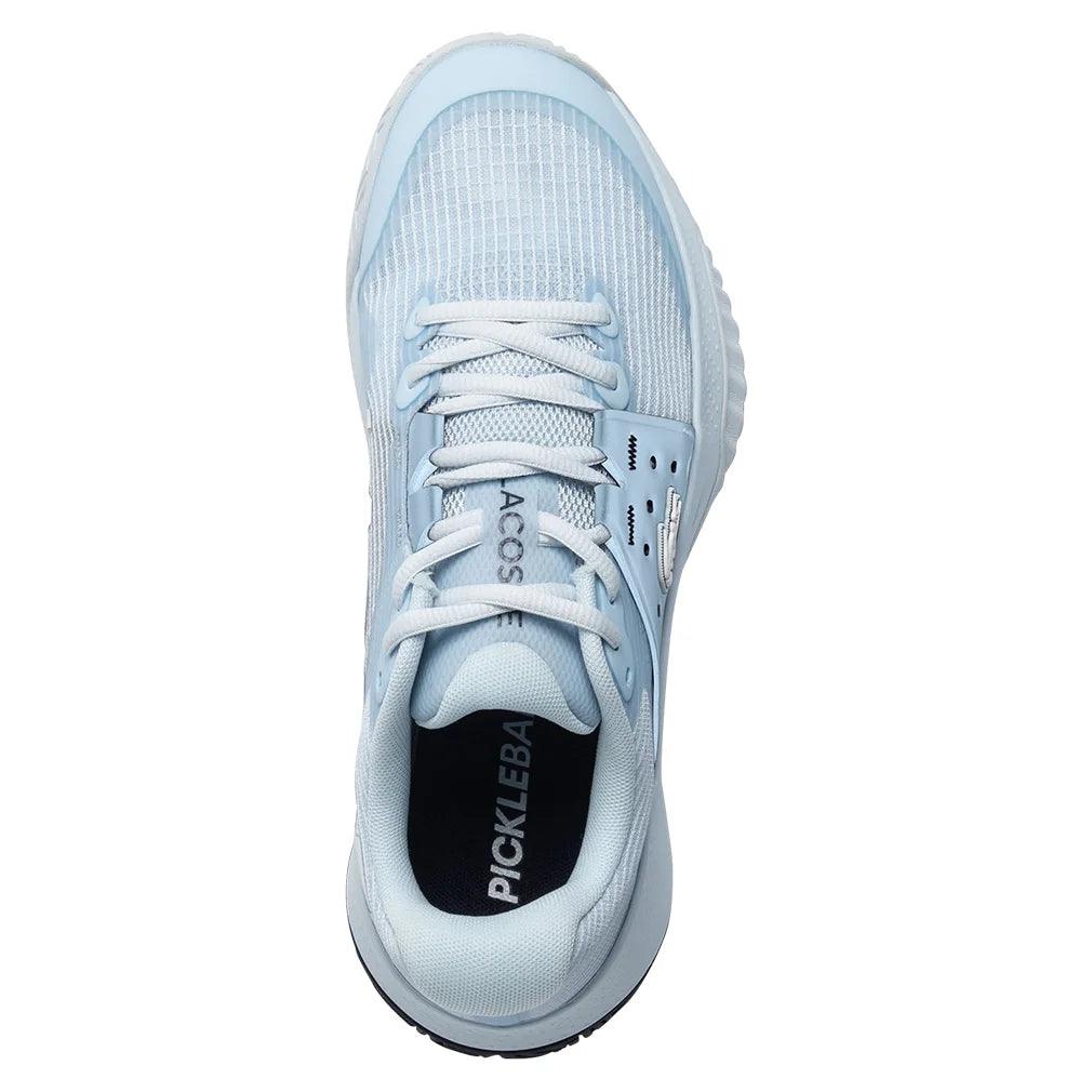 Women's Power Serve Tennis Shoes Light Blue and Navy