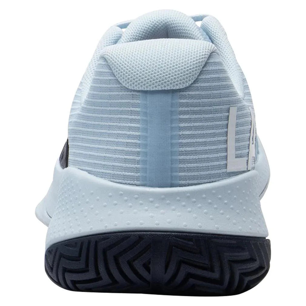 Women's Power Serve Tennis Shoes Light Blue and Navy