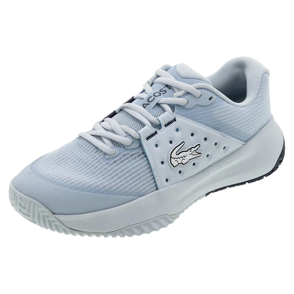 Women's Power Serve Tennis Shoes Light Blue and Navy