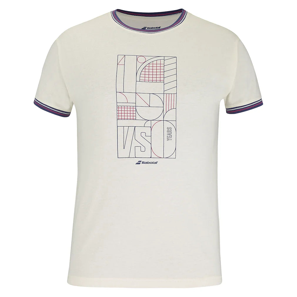 Men's 150 Cotton Tennis Tee Cannoli Cream