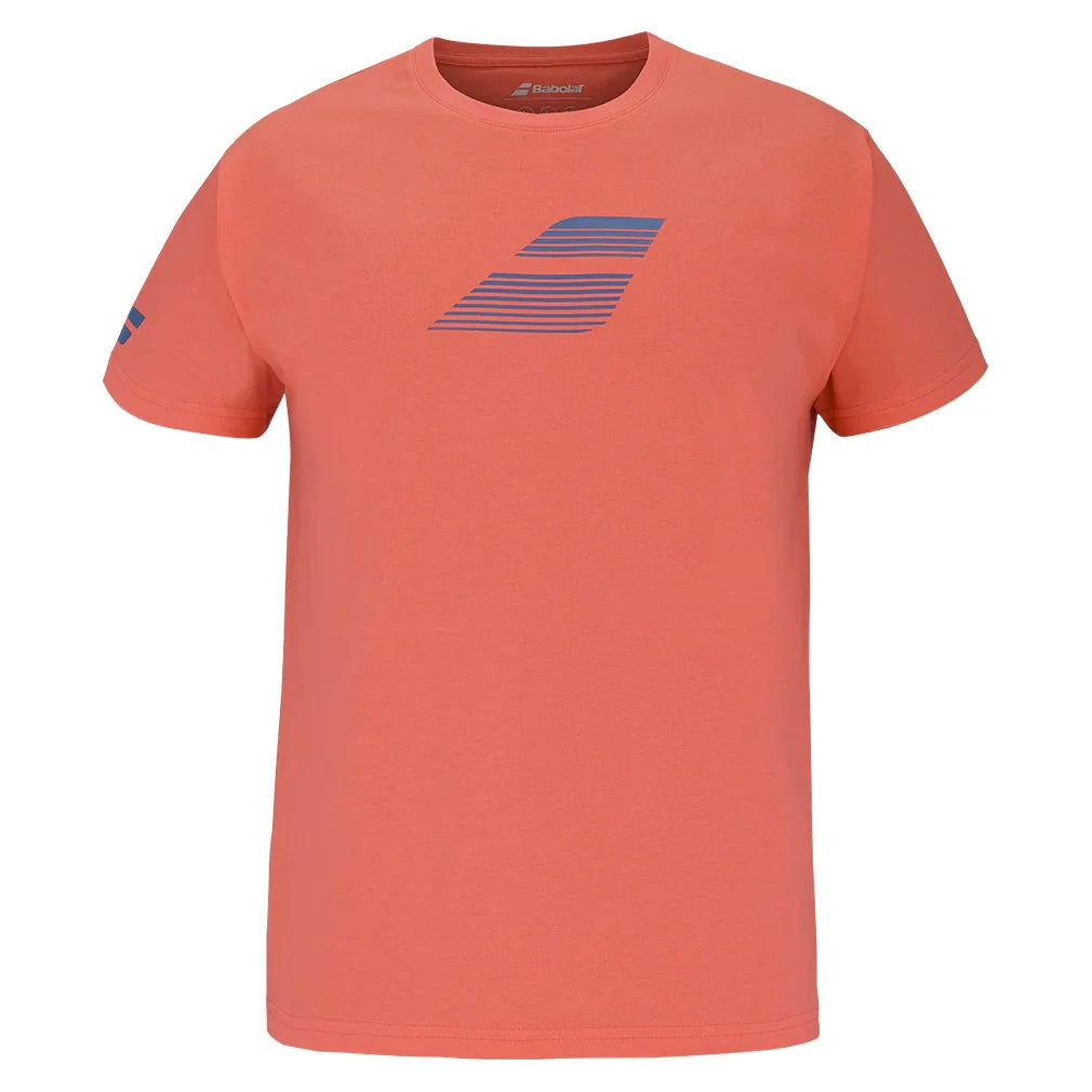 Men's Exercise Big Flag Tennis Tee