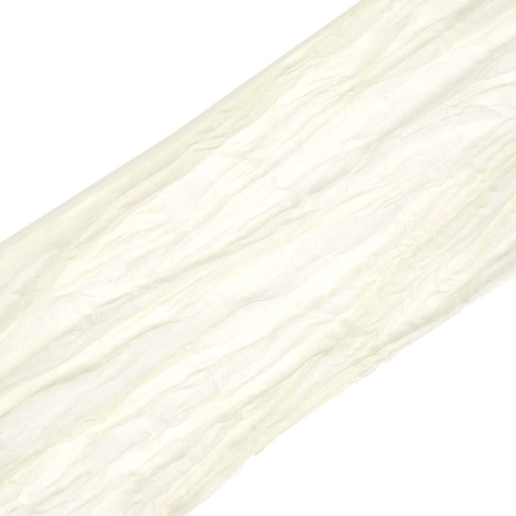5 Pack Cheesecloth Gauze 16"x88" Chair Sashes Cream - Boho Chair Decorations - Bell Racket Store