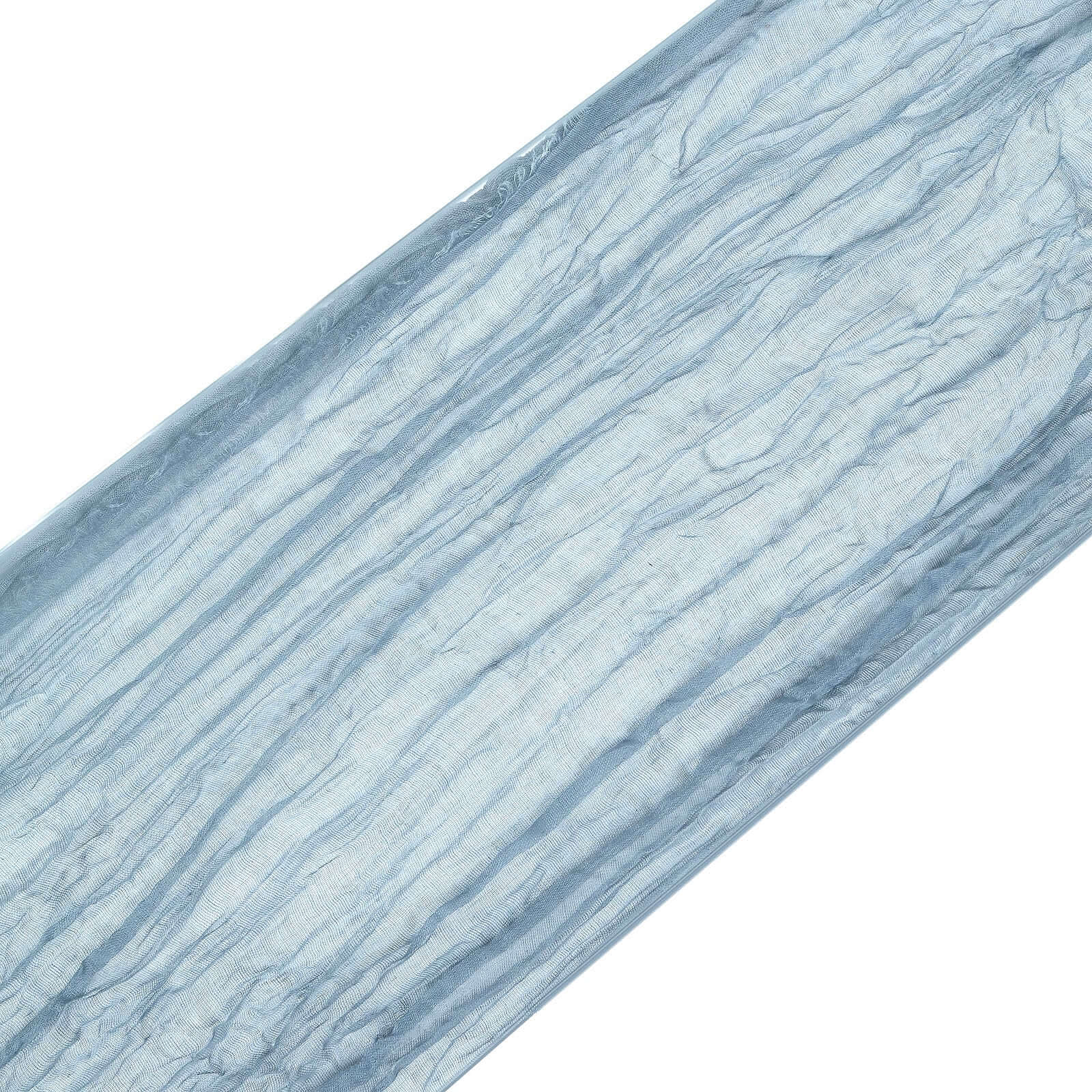 5 Pack Cheesecloth Gauze 16"x88" Chair Sashes Dusty Blue - Boho Chair Decorations - Bell Racket Store