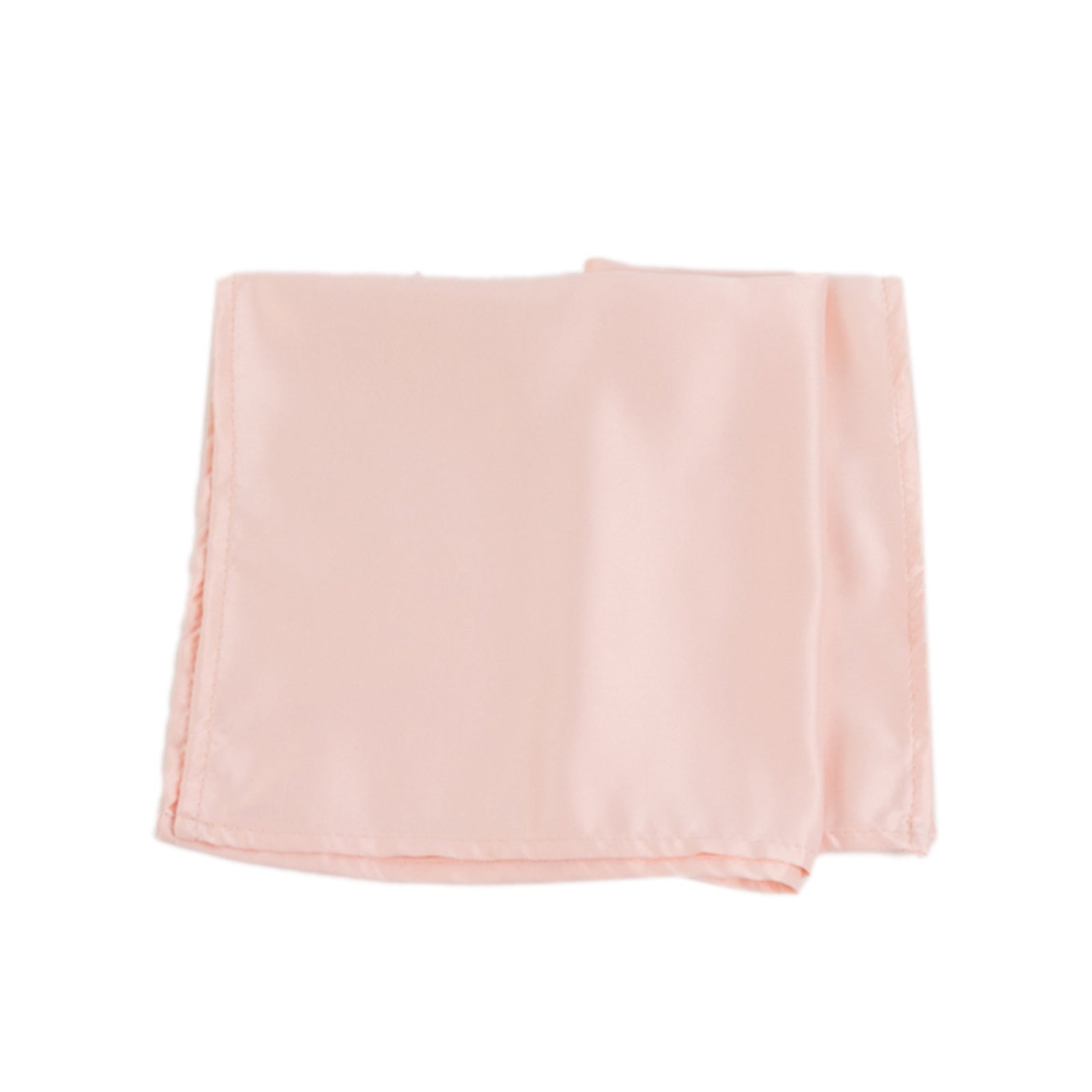 5 Pack Lamour Satin 20"x20" Napkins Blush - Soft Matte Finish Dinner Napkins - Bell Racket Store