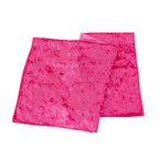 5 Pack Premium Crushed Velvet 20"x20" Napkins Fuchsia - Rich & Textured Finish Dinner Napkins - Bell Racket Store
