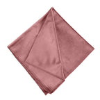 5 Pack Premium Velvet 20"x20" Napkins Dusty Rose - Soft Sheen Finish Cloth Napkins - Bell Racket Store
