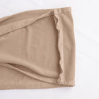 5 Pack Stretch Spandex Chair Sashes Nude - Reusable Chair Bands with Silver Diamond Ring Slide Buckle 5"x14" - Bell Racket Store