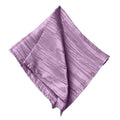5 Pack Taffeta 20"x20" Napkins Violet Amethyst - Accordion Crinkle Dinner Napkins - Bell Racket Store