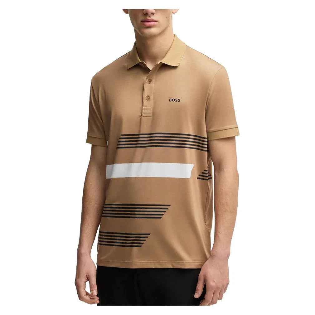 Men's Paddy Tape Print Tennis Polo