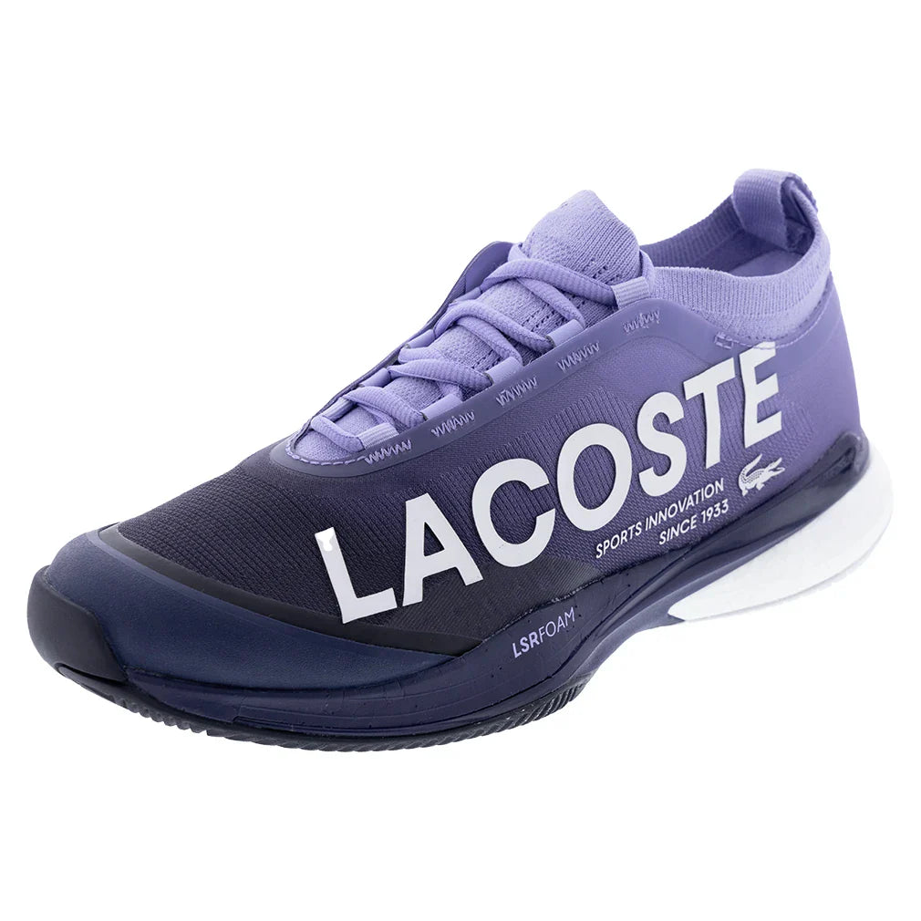 Women's AG-LT25 Lite Tennis Shoes Light Purple and Navy