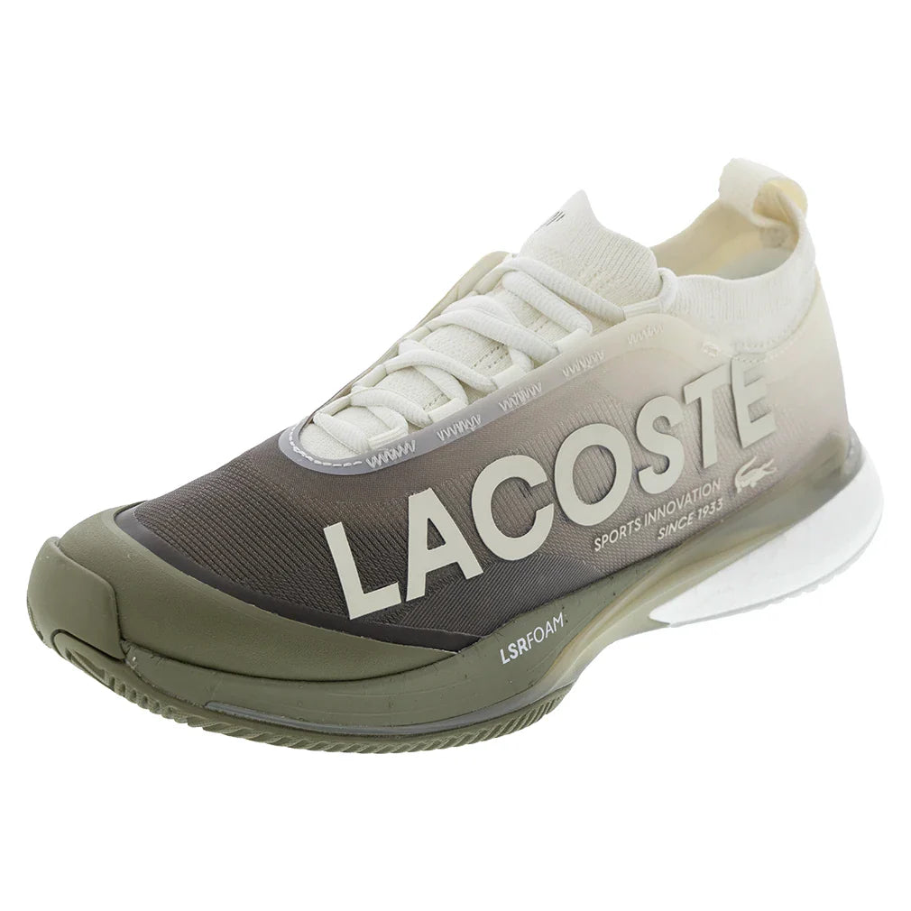 Women's AG-LT25 Lite Tennis Shoes Off White and Khaki