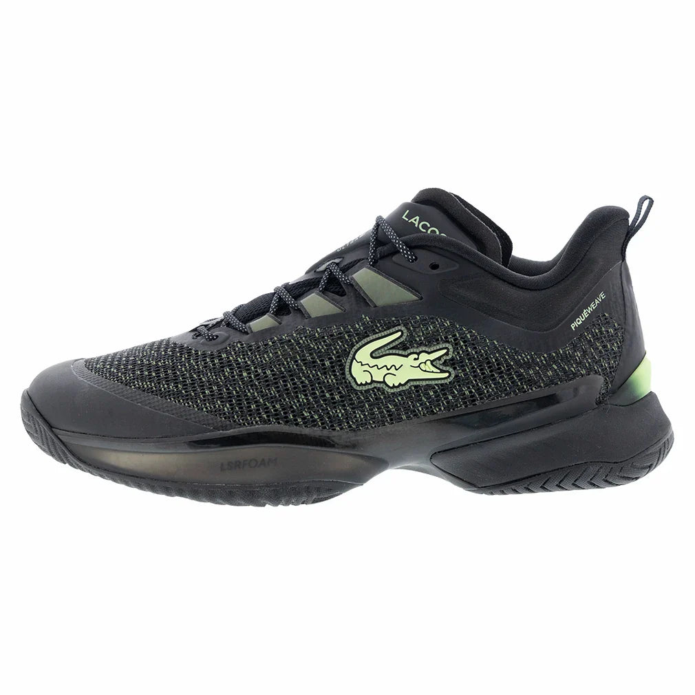 Men's Night AG-LT23 Ultra Tennis Shoes Black and Light Green