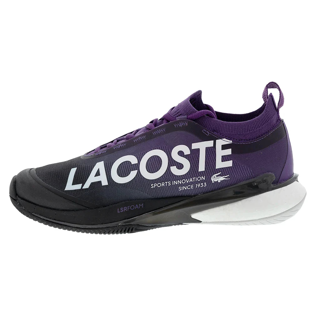 Men's AG-LT25 Lite Tennis Shoes Purple and Black