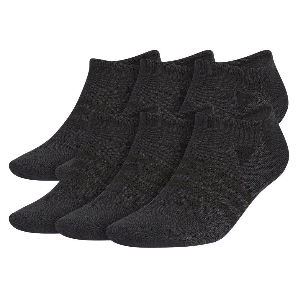 Men's Superlite 3.0 6 Pack No Show Tennis Socks Black and Night Grey