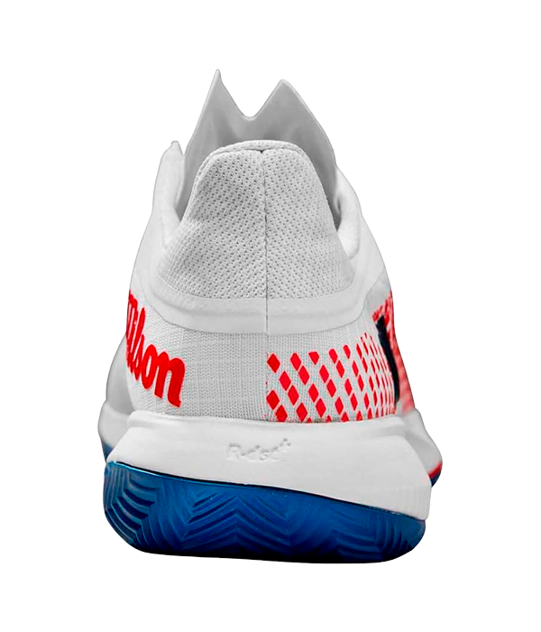 Wilson Kaos Swift 1.5 Clay 2024 White/D V Blue/Wilson Red Padel Shoes Zapatillas Wilson