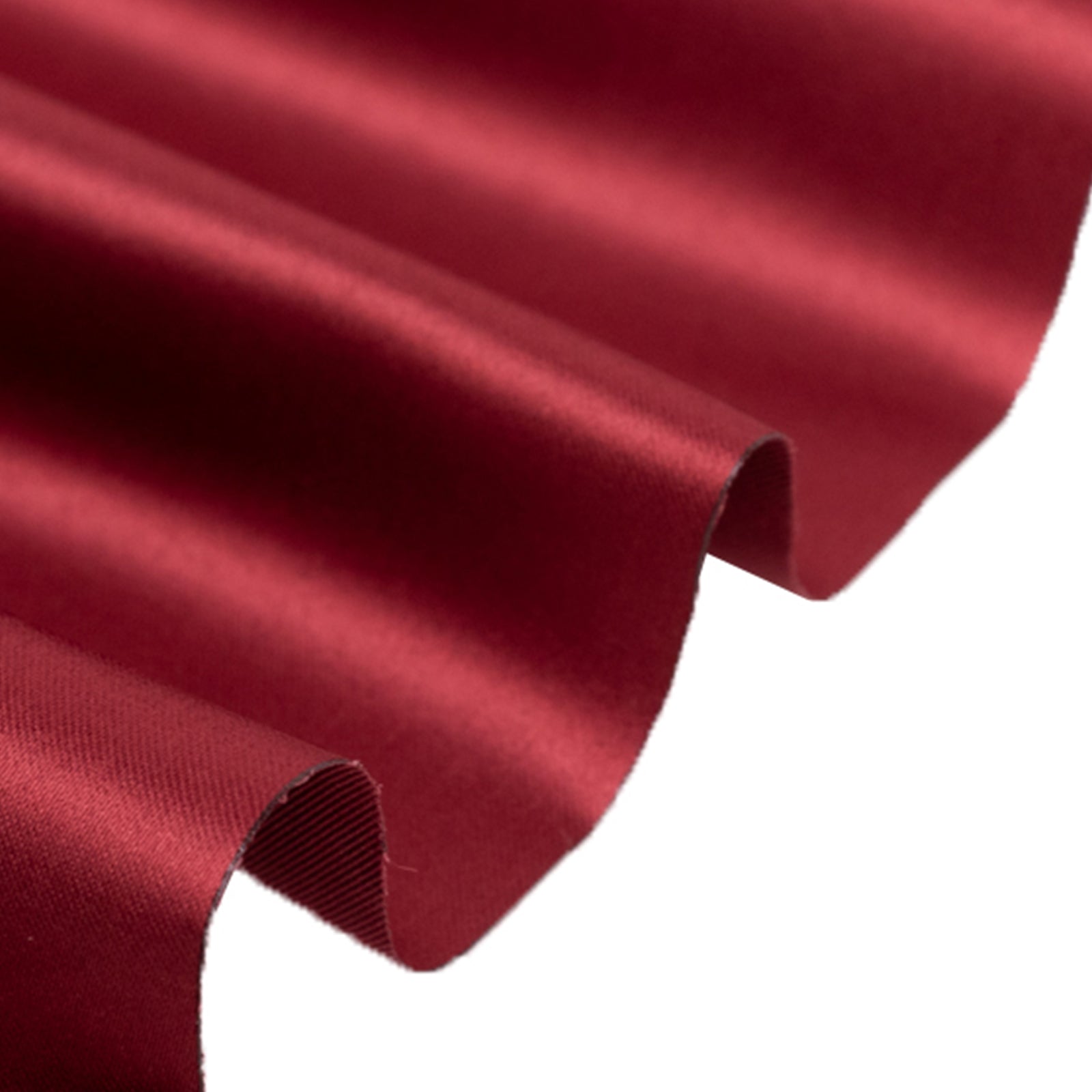 54"x10 Yards Burgundy Lamour Satin Fabric Bolt, Heavy Matte Satin Fabric By The Yard - Bell Racket Store