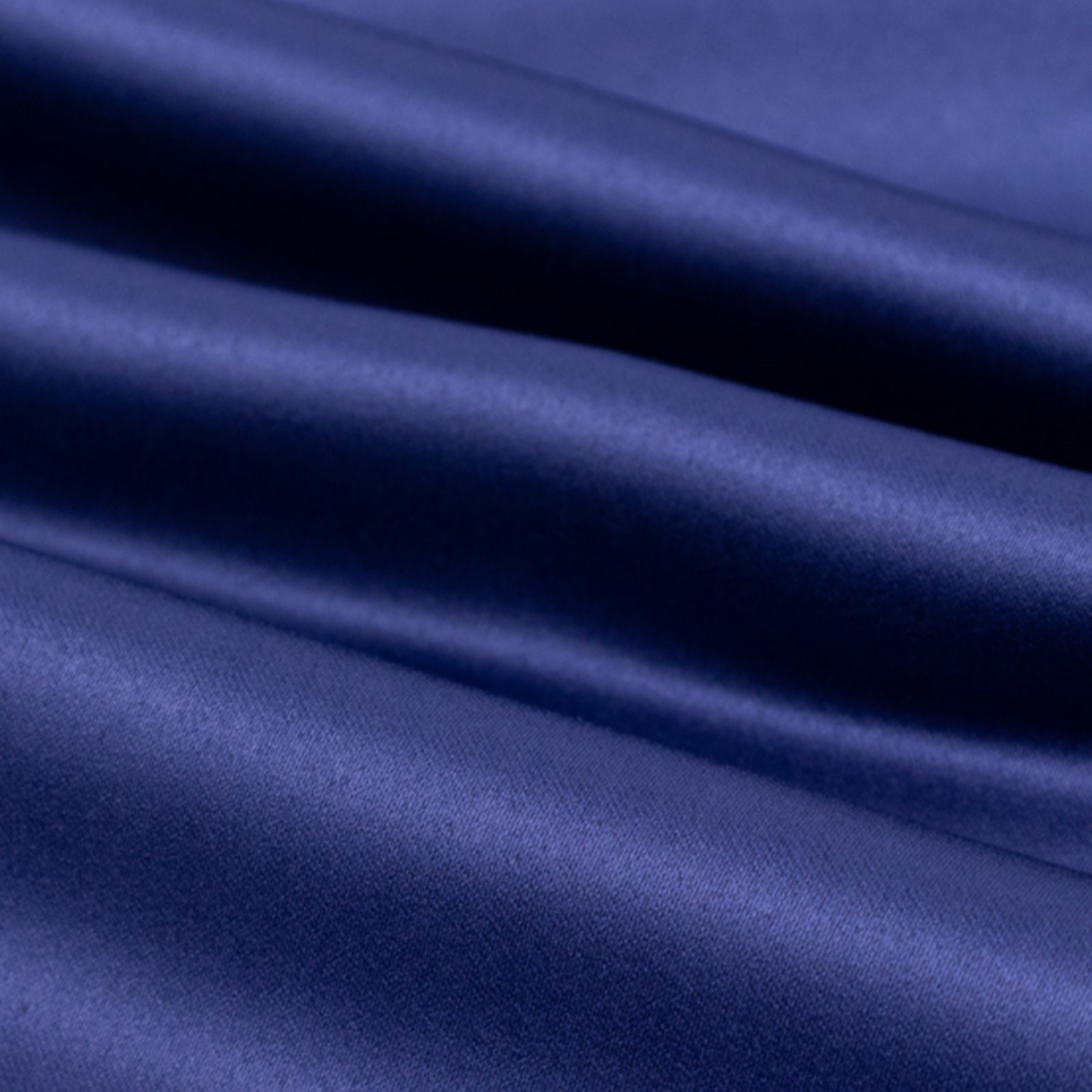 54"x10 Yards Navy Blue Lamour Satin Fabric Bolt, Heavy Matte Satin Fabric By The Yard - Bell Racket Store