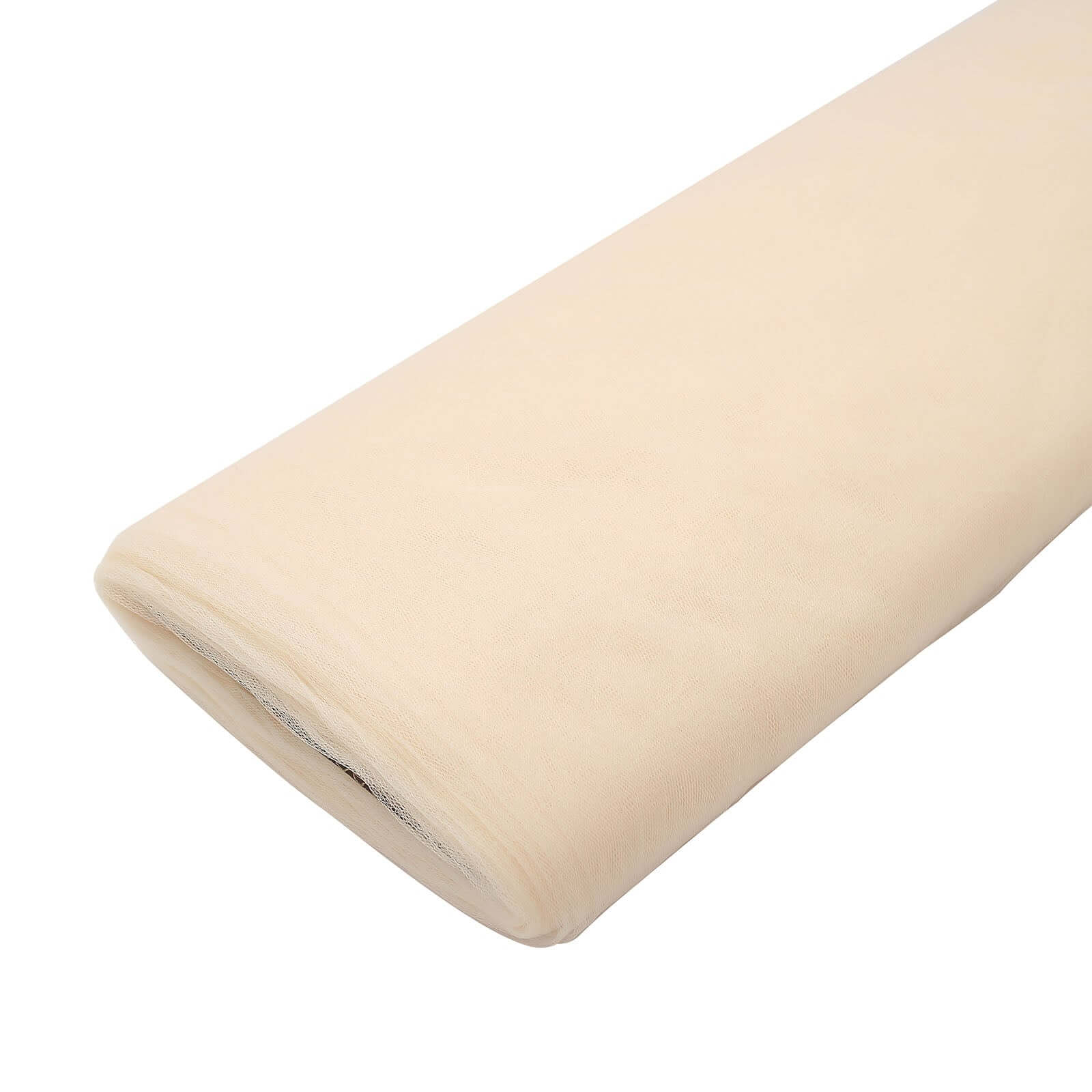 54"x40 Yards Ivory Tulle Fabric Bolt, DIY Crafts Sheer Fabric Roll