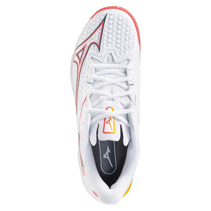 Women's Wave Exceed Tour 6 AC Tennis Shoes White and Calypso Coral