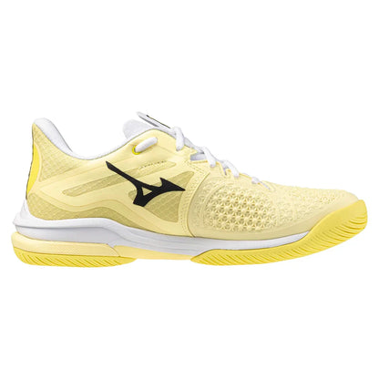 Women's Wave Exceed Tour 6 AC Tennis Shoes Pale Yellow and Black Sand