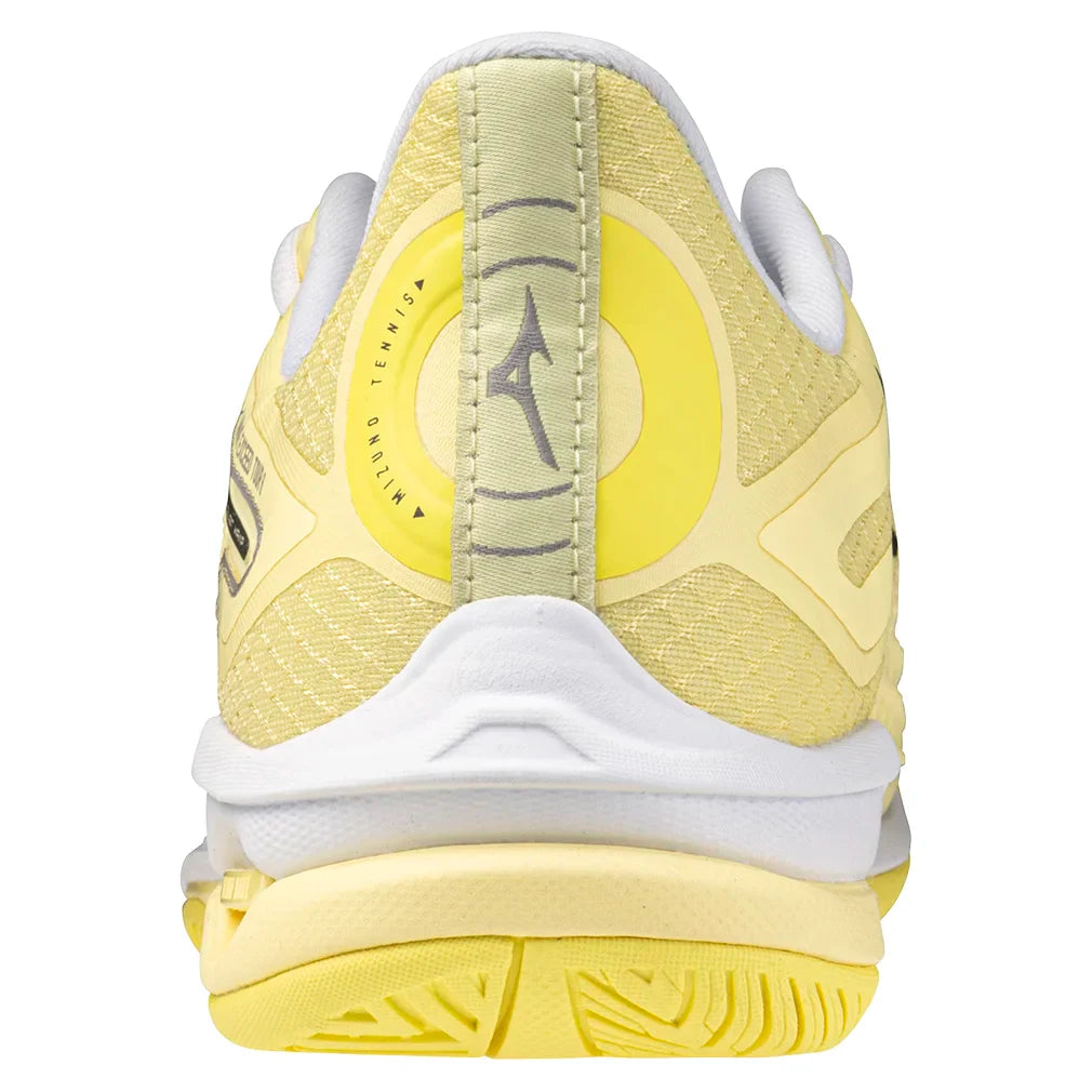 Women's Wave Exceed Tour 6 AC Tennis Shoes Pale Yellow and Black Sand