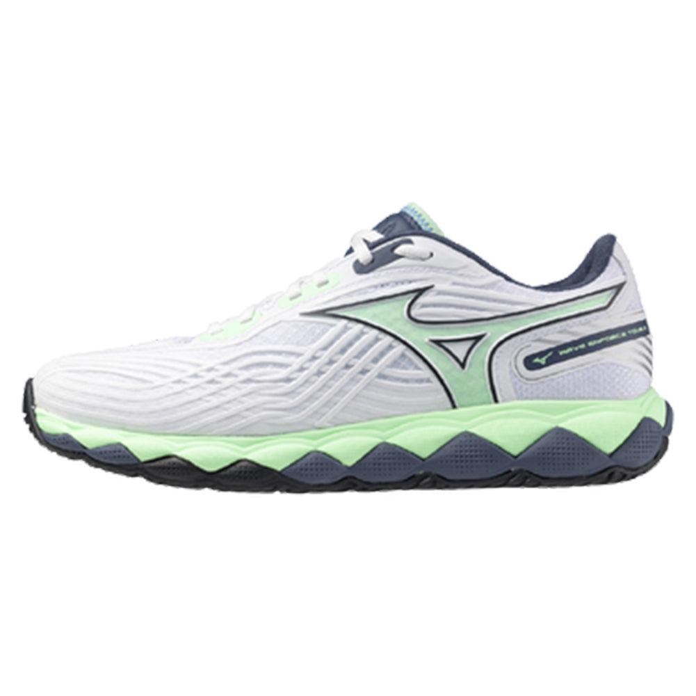 Men's Wave Enforce Tour 2 Tennis Shoes White and Neo Mint