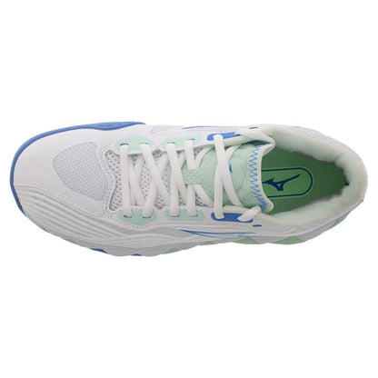 Women's Wave Enforce Tour 2 Tennis Shoes White and Frontier Blue