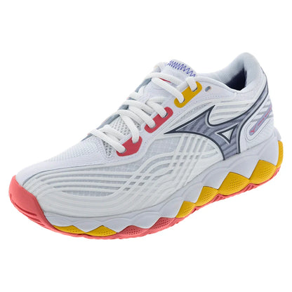 Women's Wave Enforce Tour 2 AC Tennis Shoes White and Icelandic Blue