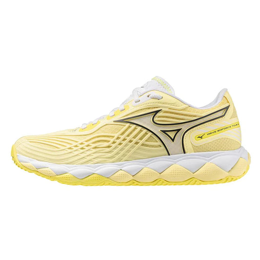 Women's Wave Enforce Tour 2 AC Tennis Shoes Pale Yellow and Black Sand