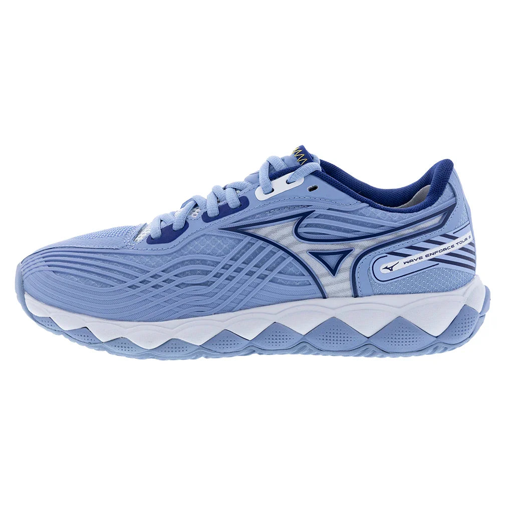 Women's Wave Enforce Tour 2 Tennis Shoes Bel Air Blue and White