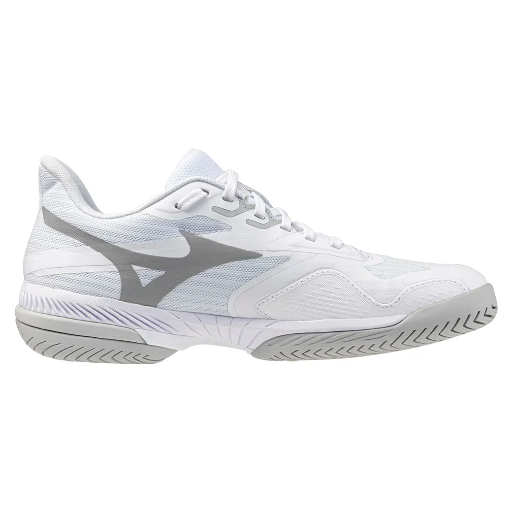 Women's Wave Exceed Court AC Tennis Shoes White and Ultimate Grey