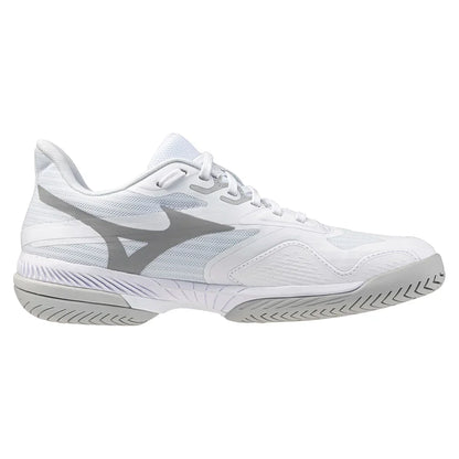 Women's Wave Exceed Court AC Tennis Shoes White and Ultimate Grey