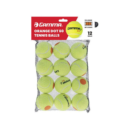 60 Orange Dot Tournament Ball 12pk - Bell Racket Store