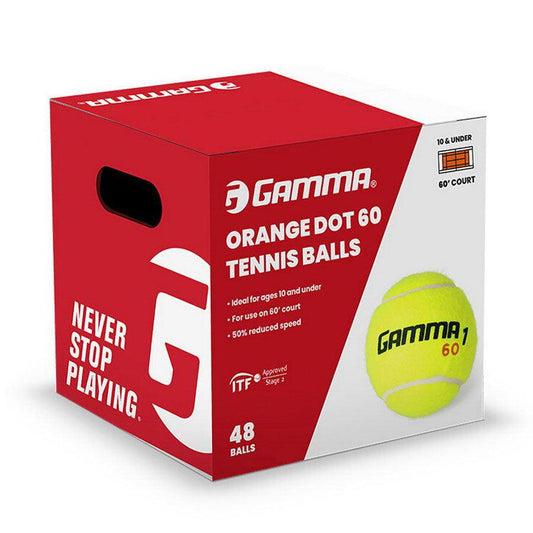60 Orange Dot Tournament Ball 48pk - Bell Racket Store