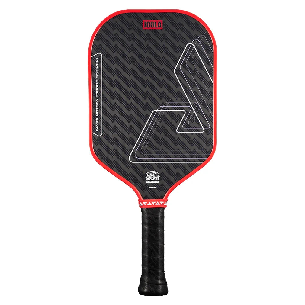 Perseus Double Vision 16mm Pickleball Paddle Orange Red