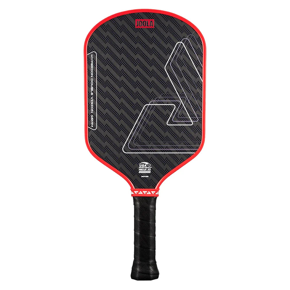 Hyperion Double Vision 16mm Pickleball Paddle Orange Red