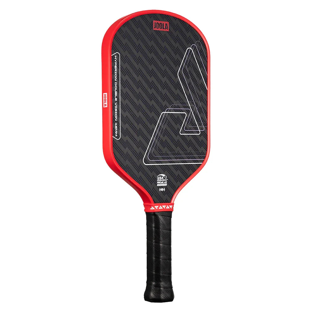 Hyperion Double Vision 16mm Pickleball Paddle Orange Red