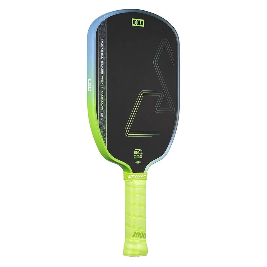 Agassi Edge Heat Vision 16mm Pickleball Paddle Gradient Green