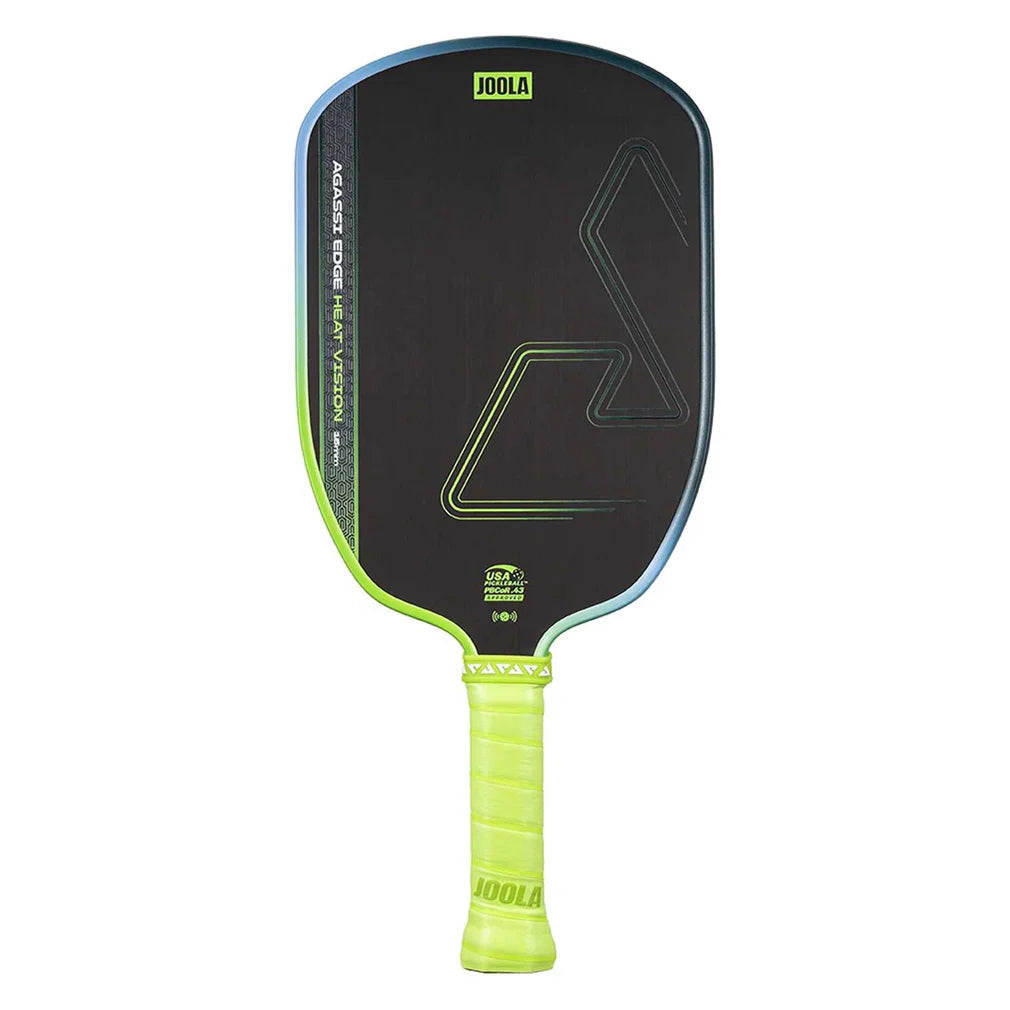Agassi Edge Heat Vision 16mm Pickleball Paddle Gradient Green
