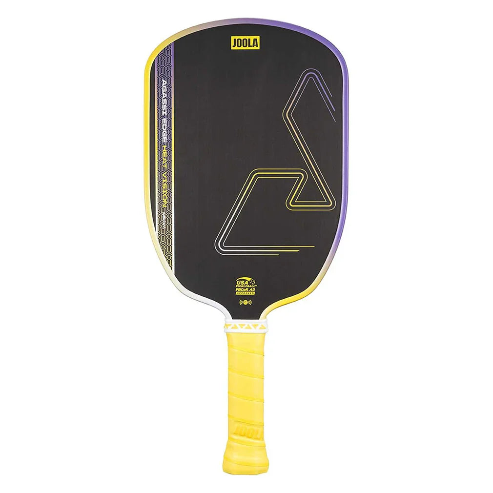 Agassi Edge Heat Vision 16mm Pickleball Paddle Gradient Yellow