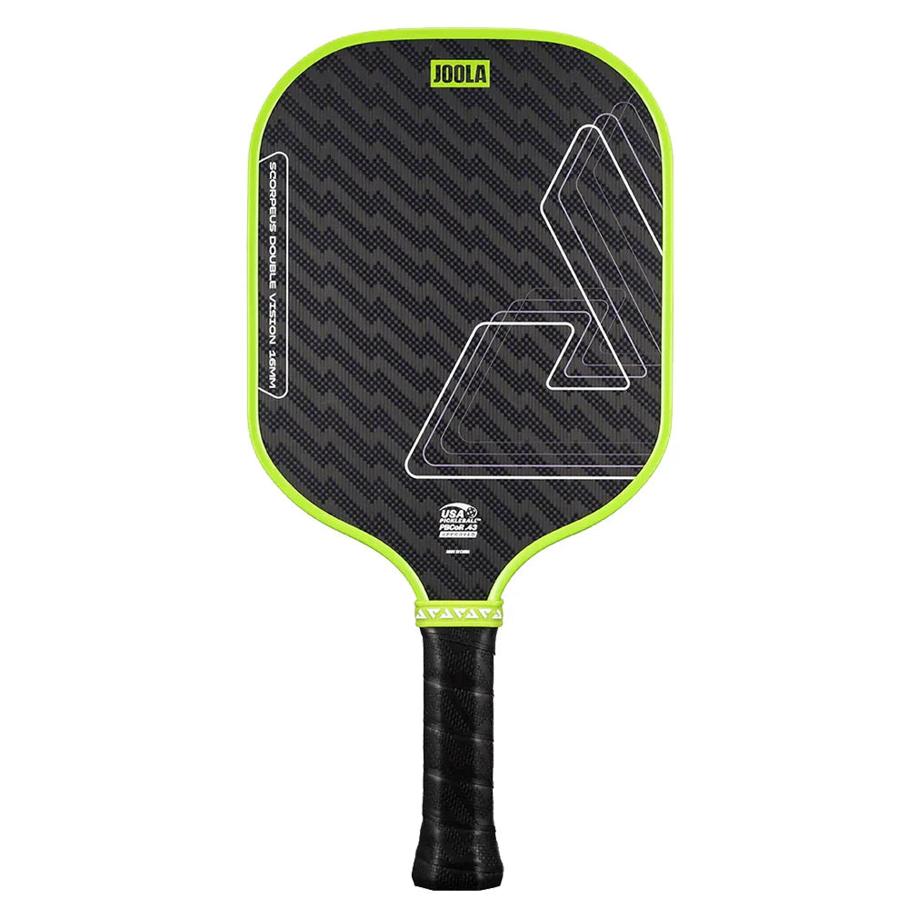 Scorpeus Double Vision 16mm Pickleball Paddle Green