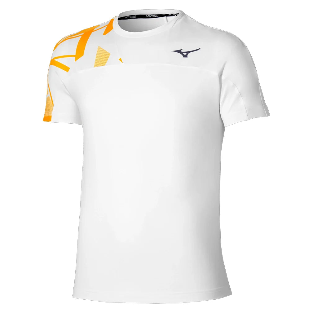 Men's Shadow Tennis Top White Citrus