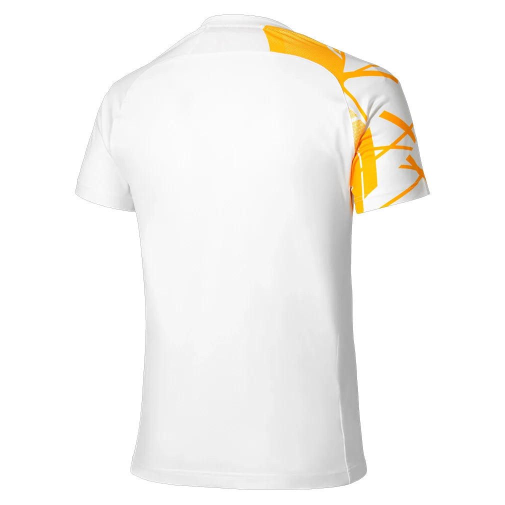 Men's Shadow Graphic Tennis Top White Citrus
