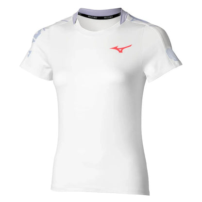 Women's Printed Tennis Tee White