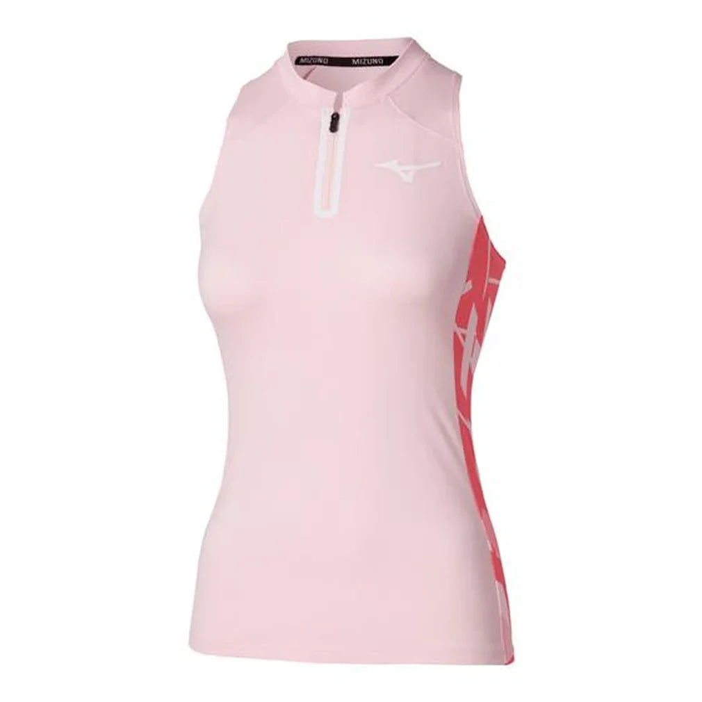 Women's Printed Tennis Tank Barely Pink