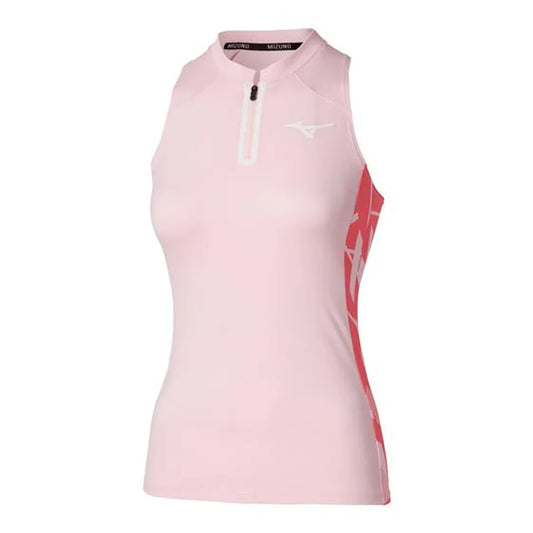 Women's Printed Tennis Tank Barely Pink