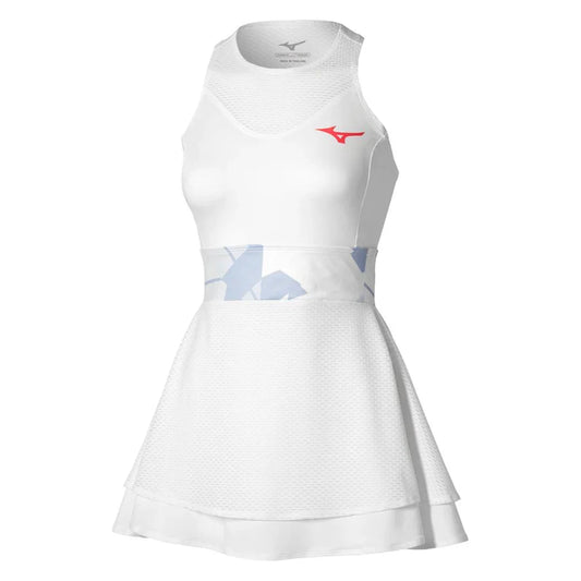 Women's Printed Tennis Dress White